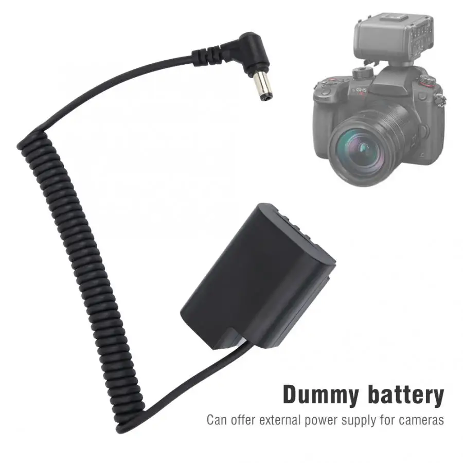 

DMW-BLF19 DCC12 Power Dummy Battery Replacement Adapter for Panasonnic GH3 GH4 GH5 GH5S Cameras