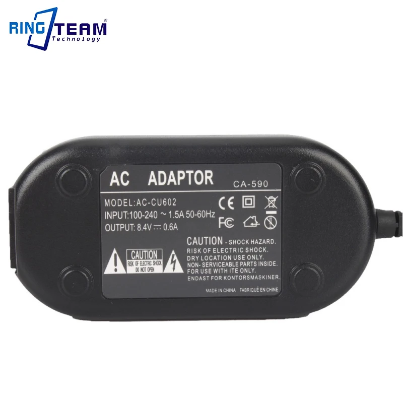 AC Мощность адаптер CA-590 CA 590 CA590 для цифровых фотоаппаратов Canon MD216 MD225 MD235 MD245 MD265 DC302 FS10 FS11 FS100