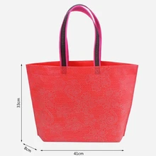 Женская Складная сумка для покупок Водонепроницаемая Толстая Сумочка Повседневная новая портативная нейлоновая сумка на молнии большой емкости