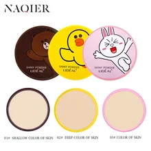 NAQIER Make up основа контура лица Пудра отделка кожи порошок контроль масла осветление консилер банан Установка Порошок