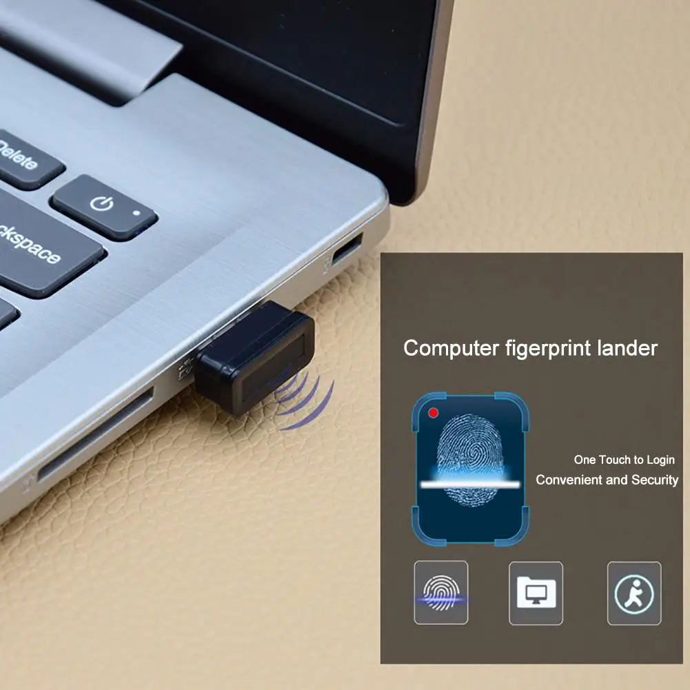 

Hot Sale USB Fingerprint Quick Identification File Encryption Laptop Computer Login Lock
