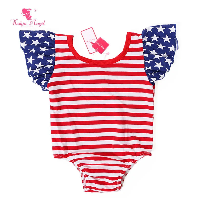 kaiya angel 1 pz vendita al dettaglio neonate costume da bagno per neonati striscia di body