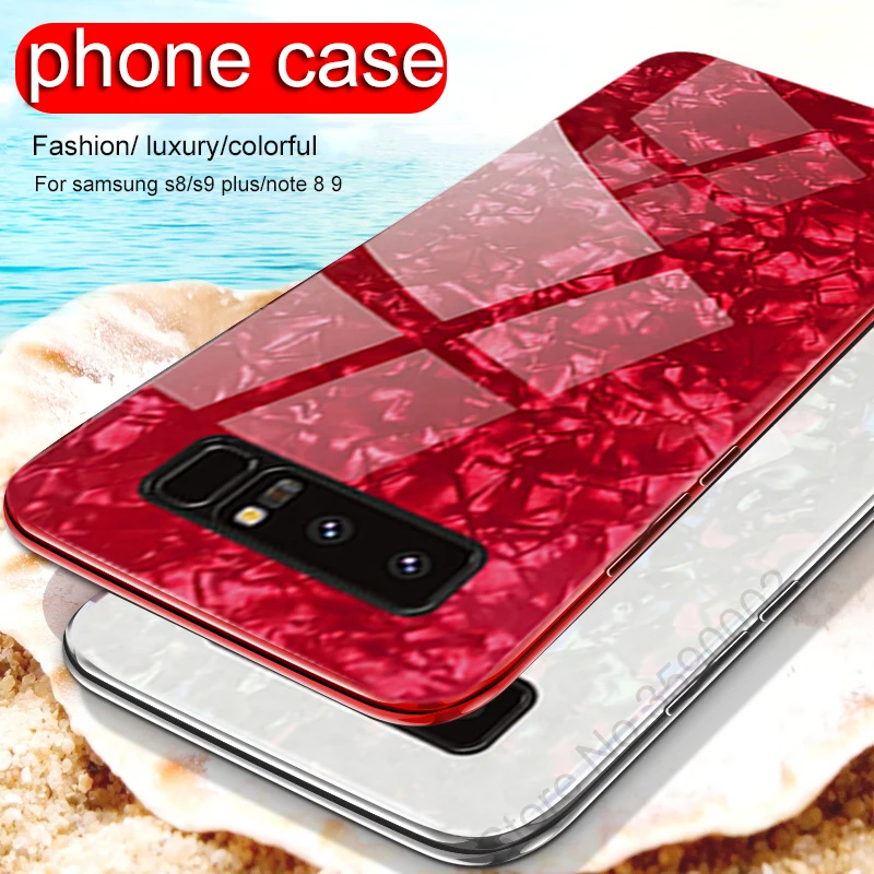 

note 8 9 case for samsung Galaxy s8 s9 plus protective glass Phone cover samsun s 8 9 s9plus s8plus note8 note9 Hard Shell coque