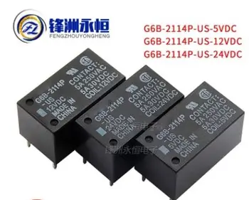 

NEW relay G6B-1114P-US-5VDC G6B-1114P-US 5VDC G6B-1114P G6B1114PUS 5VDC DC5V 5A DIP4 10pcs/lot