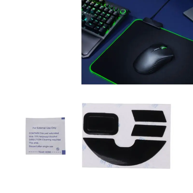 2 комплекта 0 6 мм коврик для мыши коньков наклейки Razer Lancehead мышь|Коврики мышей| |