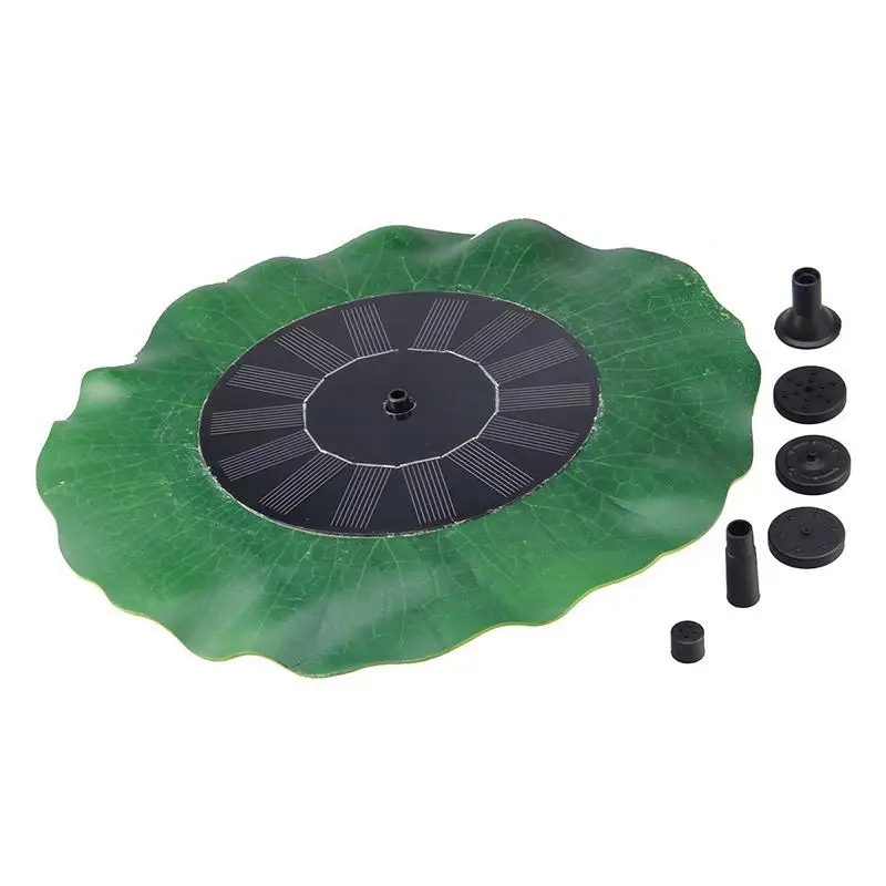 

1.4W 7V Lotus-Shaped SolarFountain Water Floating Fountain Pump Outdoor Fountain Garden Decoration