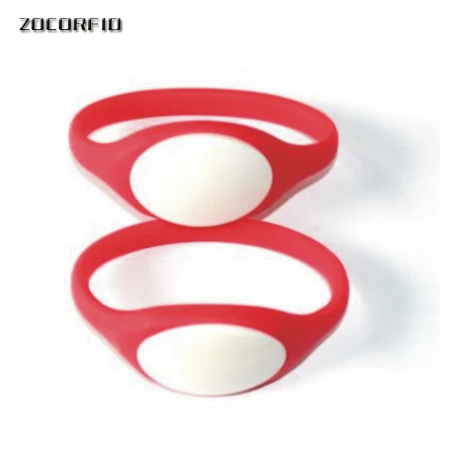 RFID Wristband Eco-Friendly Fabric Rope + Wooden Plate (All Chips)
