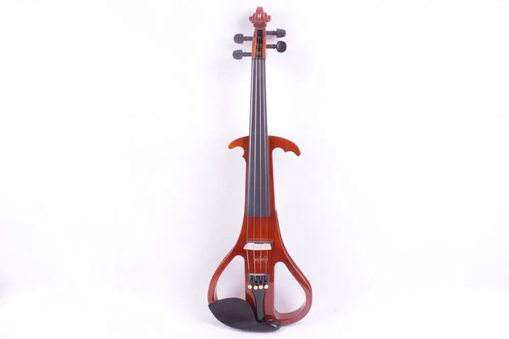 

3# one 4 string orange color Solid wood electric violin
