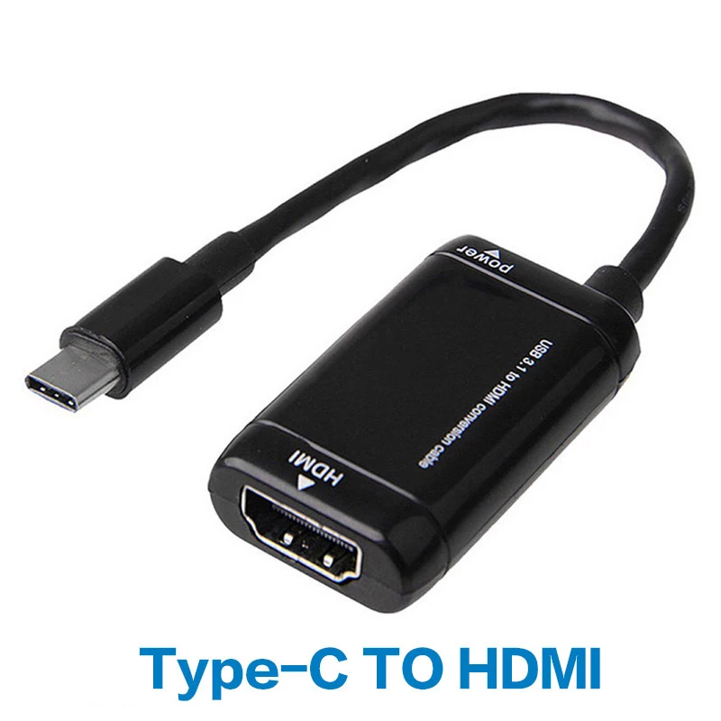 Type C USB 3.1 Male to MHL HDMI 1080P Female Adapter Cable For Android Phones