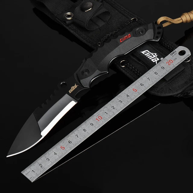 CIMA military Fixed Blade fighting knives, outdoor survival knife ...