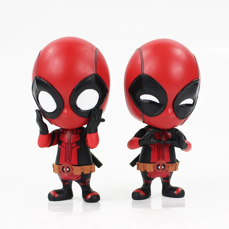 

9cm deadpool 2styles action figure model toy cute lovely deadpool figure collection for friends gifts