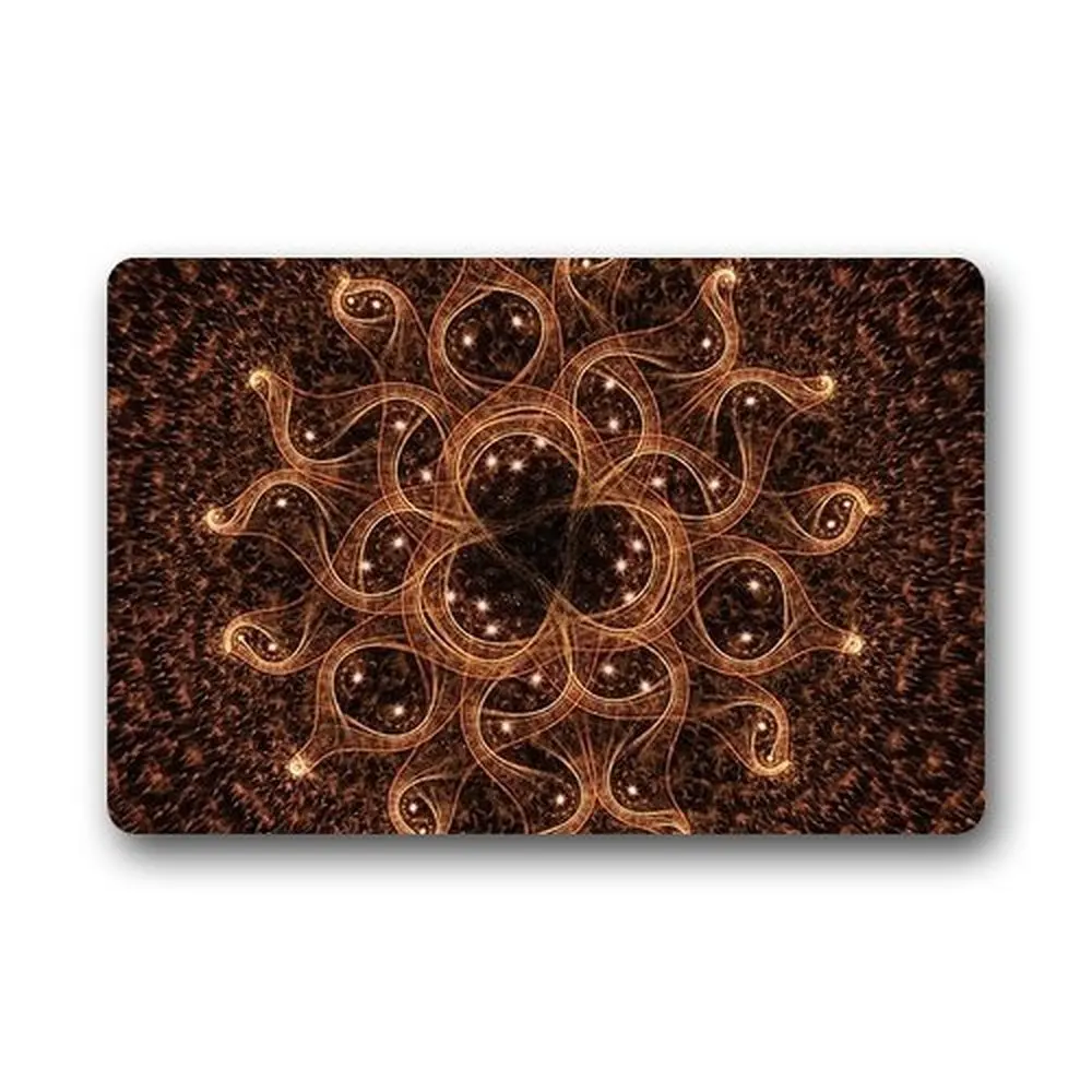 Speicher Hause Tur Matten Heiligen Geometrie Symbol Blume Des