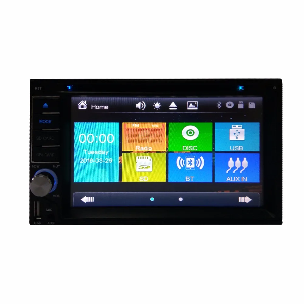 Автомобиль двойной DIN сенсорный экран Bluetooth стерео радио автомобильный DVD для Nissan