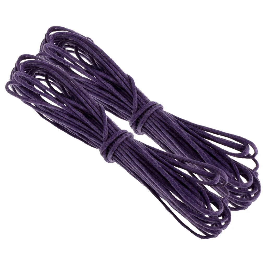 10yd 1.5mm Durable Handmade Leather String Jewelry Making Bracelet DIY Thread Cord for Necklace Bracelet Anklet Craft