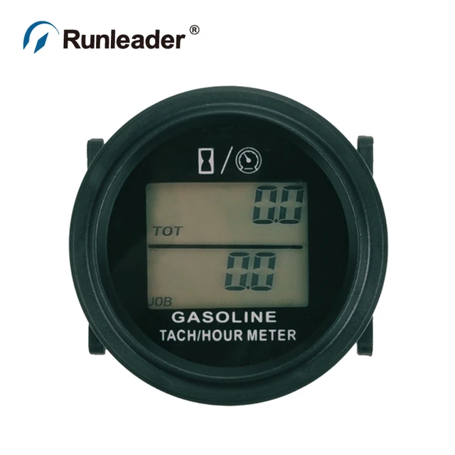 Runleader RL HM005L Digital Hour Meter Tachometer Gauge for MOTOR