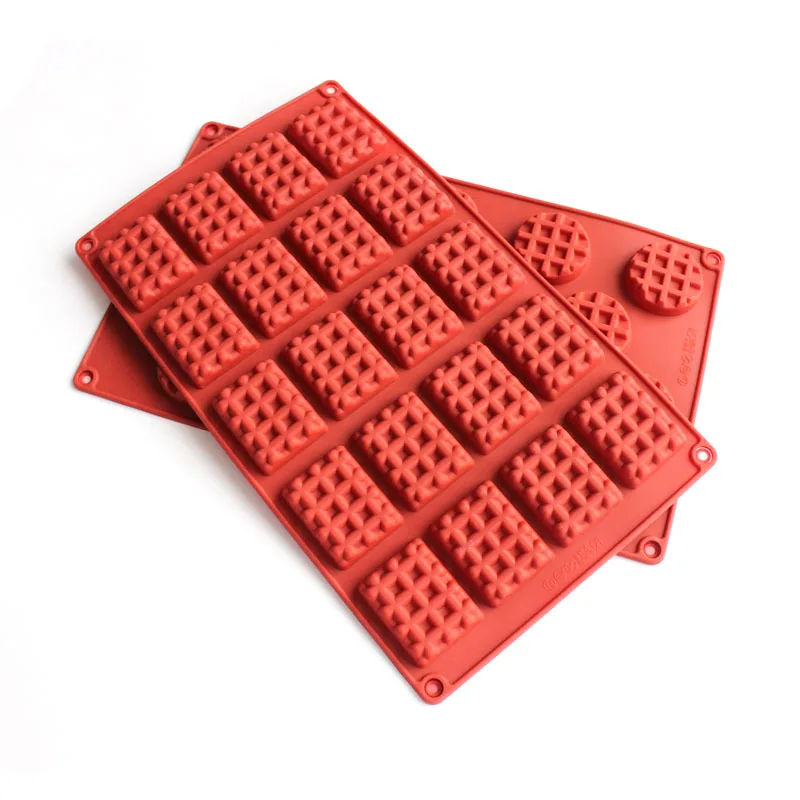 

Biscuit mold DIY waffle cake fondant silicone mold chocolate fudge dry Pez mold baking utensils