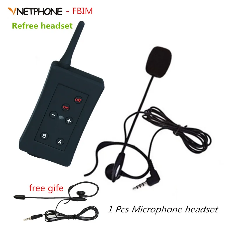 1PC New Soccer Referee Headset Bluetooth Helmet BT Interphone Handsfree Stereo Earphone