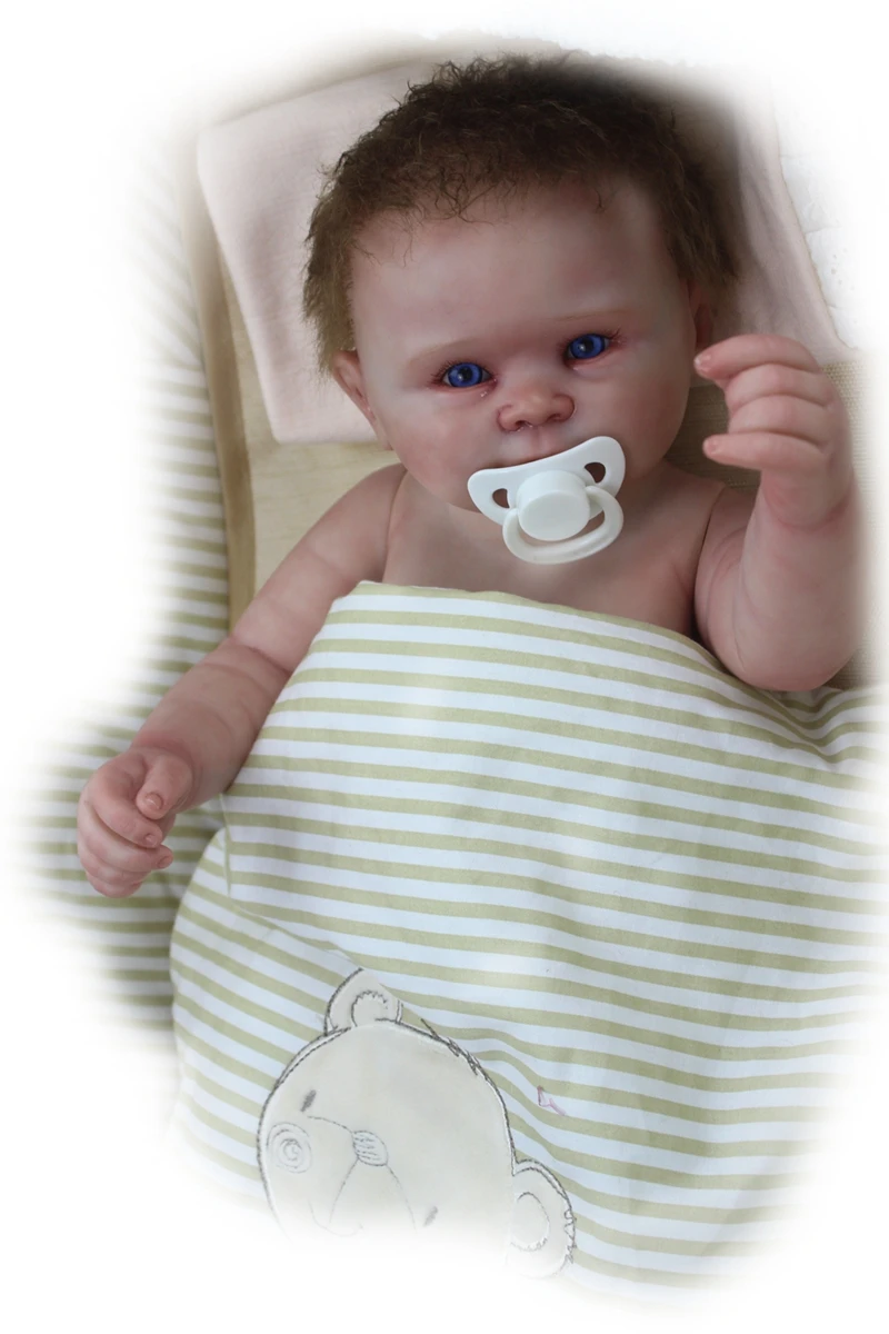 Реалистичная силиконовая кукла младенец 55 см|realistic baby boy dolls|reborn dollsbaby doll |