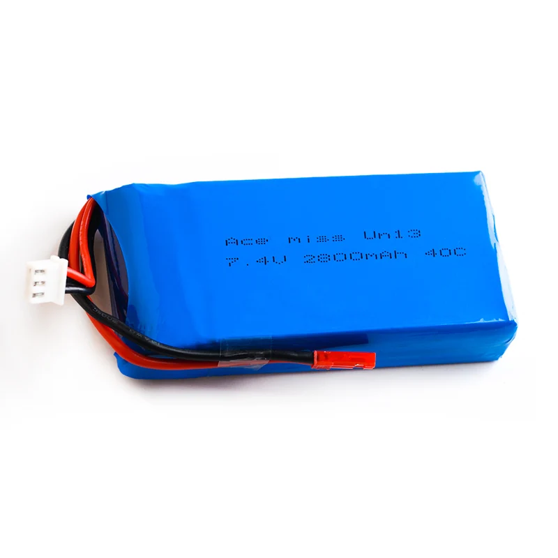 Литий полимерный аккумулятор 1 шт. 7 4 В 2800 мАч 40C 2S литий для WLToys V262 V333 V323 V666