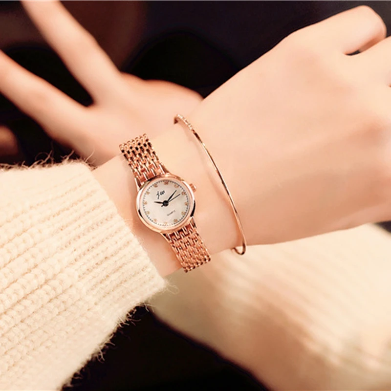 

Fashion Brand 2017 New Women's Bracelet Watches Casual Ladies Quartz Watch Stainless Steel Relojes Mujer Dress Clock