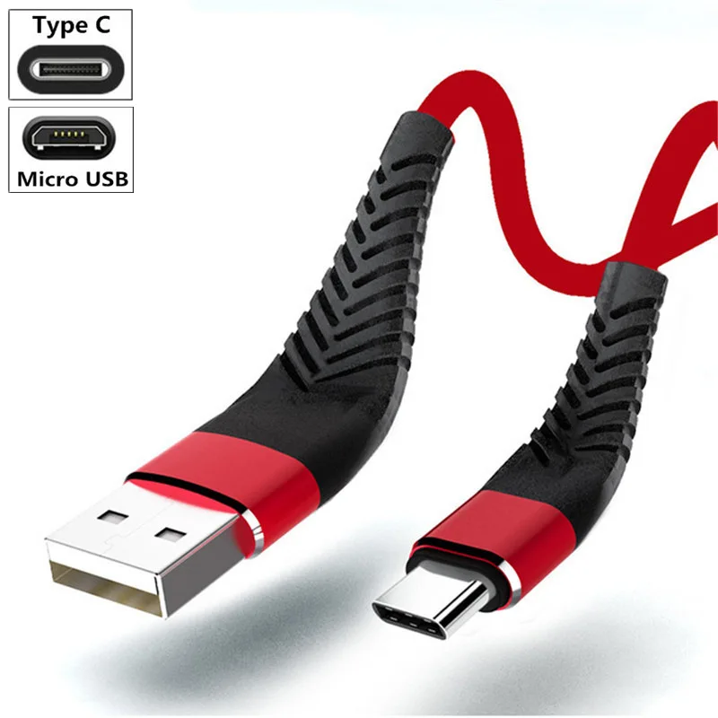 

For Sony Xperia 1 10 Plus Htc U11 U12 Redmi note 6 pro S2 Charger Cable for Huawei Honor 8x P Smart plus 2019 Micro USB & Type C