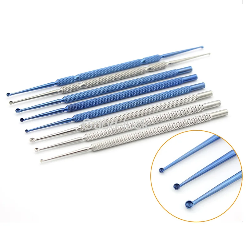 

instruments Spatula tarsus Gland curettage Double head stainless steel Scraping teeth Titanium alloy Surgery Tools