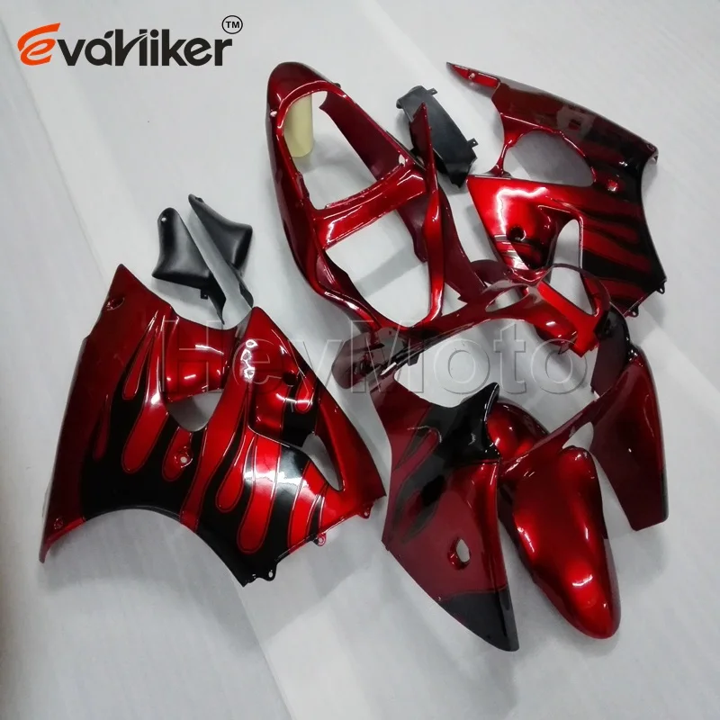 Заказной обтекатель двигателя ABS для ZX6R 00-02 ZZR600 2005 2006 2007 2008 мотоциклетные панели заказ+ черная литьевая форма