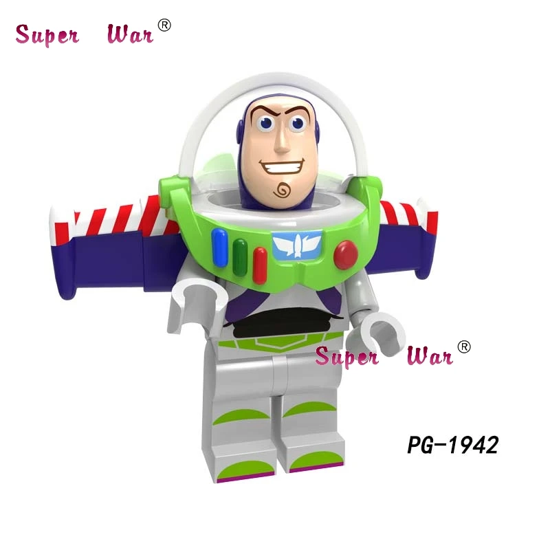 

Single Race Car Dragon Suit Guy Collectible Series Buzz Lightyear Simpson MODOK building blocks models bricks toys for children