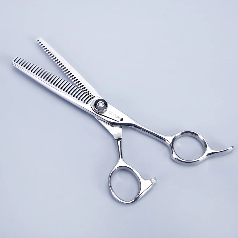 

SI YUN 6.0inch(17.00cm) length BT60 model high quality double teeth thinning type of professional hair cutting scissors