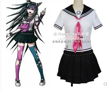 Аниме Супер Dangan Ronpa 2 Danganronpa Ибуки миода костюмы для косплея костюм юбка Хэллоуин для женщин