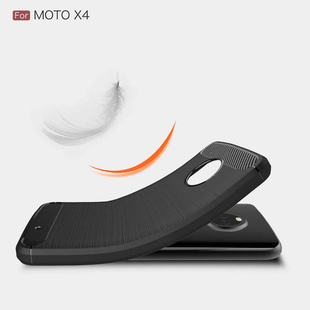 Чехол CASEMALL для телефона Motorola Moto X4 роскошный противоударный мягкий резиновый