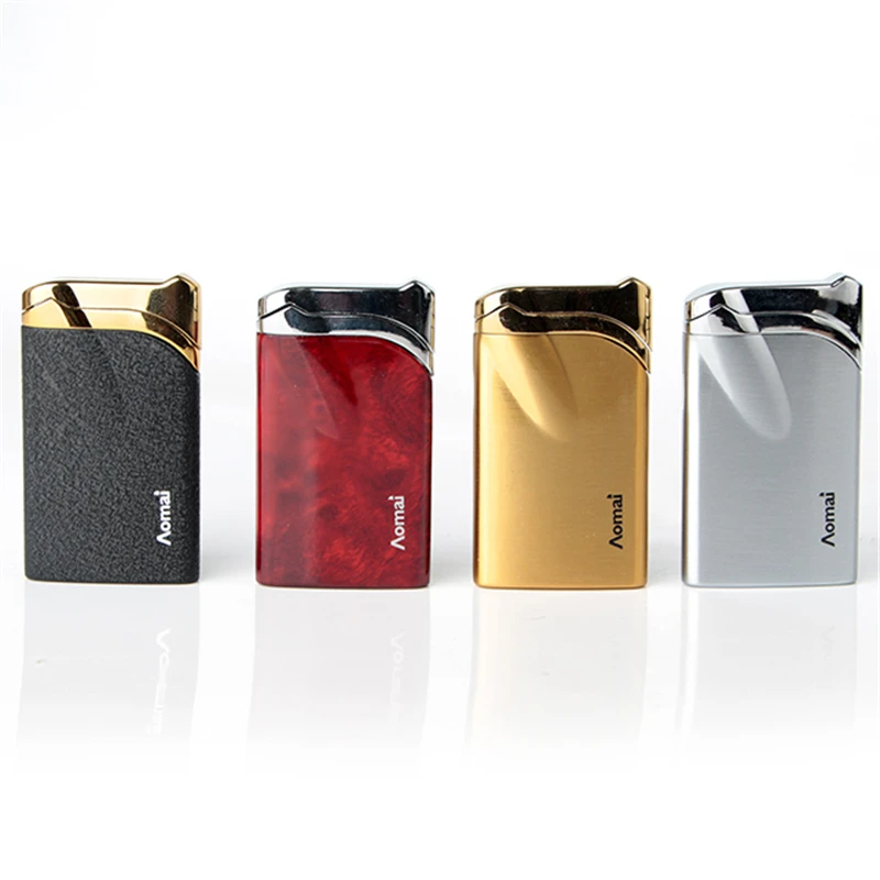 

Cigarette Accessories Flat thin shape cigar lighters Windproof gas lighter New style AM230