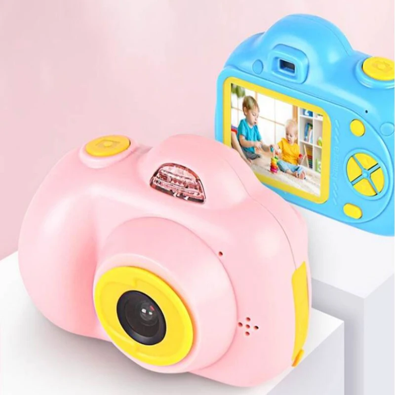 

Child Digital Cartoon Recharge Sports Camera Dual/Single 720P Take Vedio Picture Kids Mini camera Digital Toy Best Kids Gift
