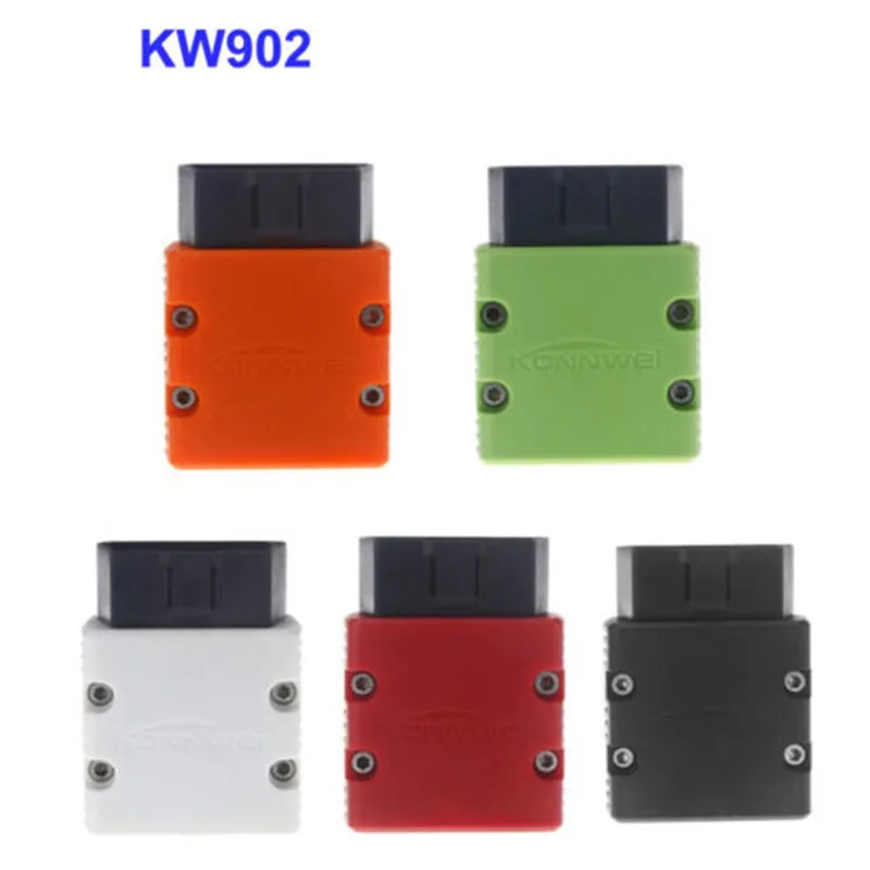 Новый konnwei kw902 Мини ELM327 Bluetooth OBD-II Авто диагностического Инструменты автомобильные