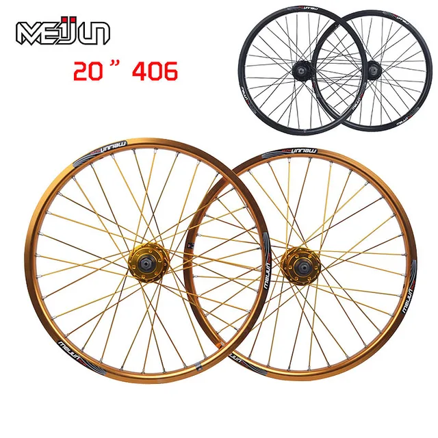 MEIJUN 20"406MTB mountain bike folding bike bicycle wheel disc wheelset