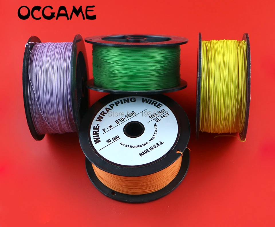 OCGAME многоцветный сварочный паяльный кабель для печатных плат гибкий провод 30AWG