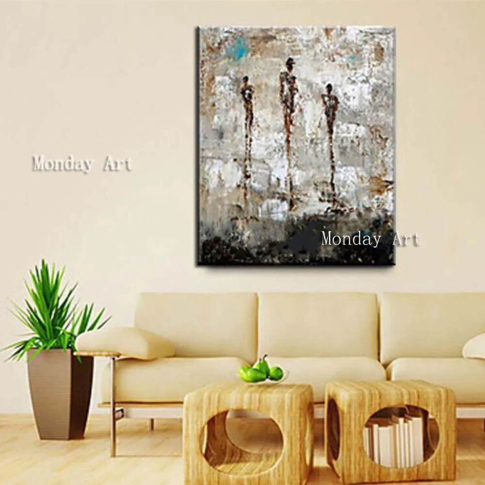 Handpainted-Abstract-Figure-Oil-Paintings-on-Canvas-Home-Decor-Wall-Art-Large-Graffiti-People-Pictures-Handmade
