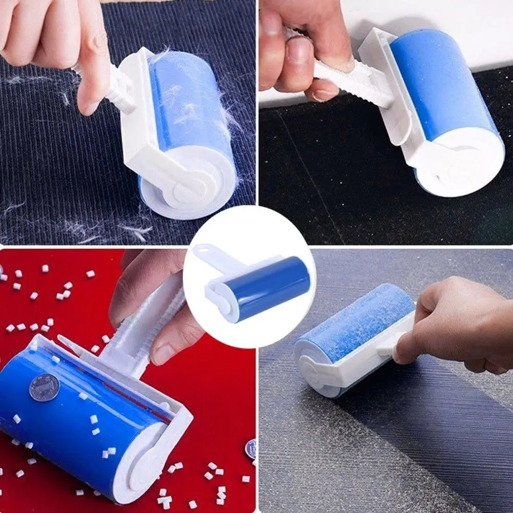 Lint Rollers Convenience Washable Roller Sticker Sticky Clothes Dust Cleaner 
