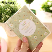 Милый мультфильм цветы Товары для птиц дневник Тетрадь ПВХ Чехол карманный блокнот планировщик ежедневно memos Офис Школьные принадлежности Kawaii Канцелярские