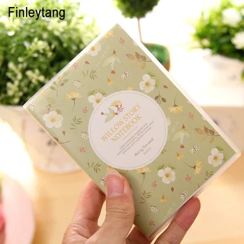 

Cute Cartoon Flowers Birds Diary Notebook PVC Cover Pocket Notepad Planner Daily Memos Office School Supplies Kawaii Stationery