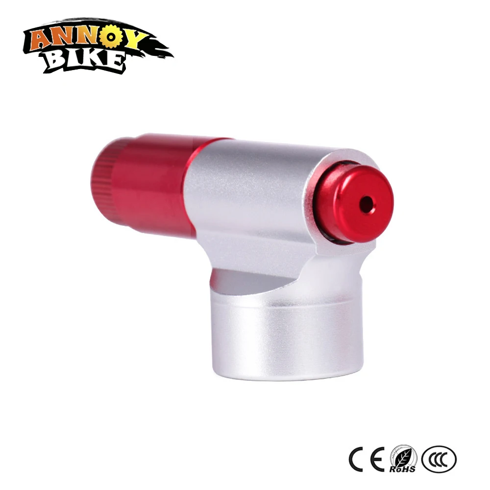 

Mini Bicycle Inflator Nozzle Emergency Air Nozzle Cycling Tire Needle Inflator CO2 Ebike Accessories MTB Road Bike Cycling Pump