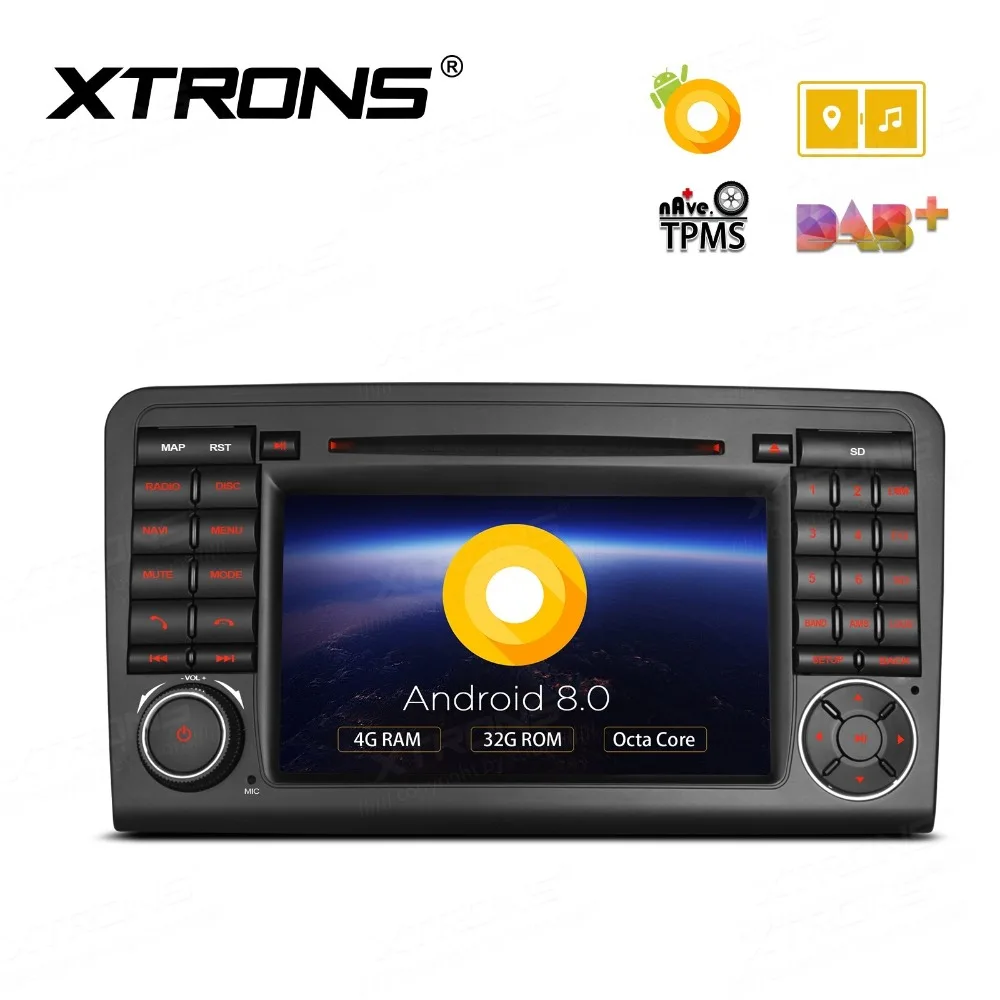 Sale Android 8.0 OS 7" Car DVD Multimedia Navigation GPS Radio for Mercedes-Benz ML-Class W164 2005-2011 & GL-Class X164 2006-2012 1