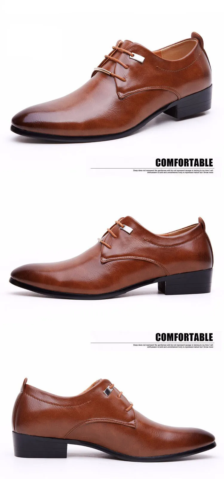 Новинка года; мужские деловые модельные туфли; мужские туфли-оксфорды из искусственной кожи; мужские туфли на шнуровке с острым носком в британском стиле; цвет коричневый, черный