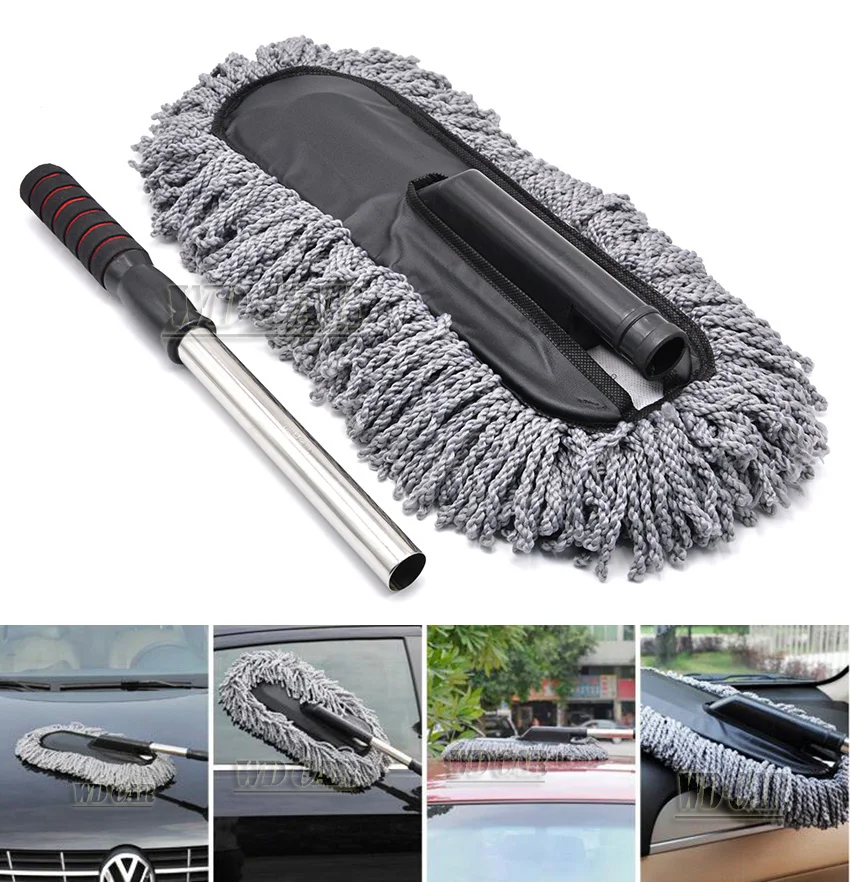 Car cleaning brush car duster dust wax drag wax shan wax brush dust