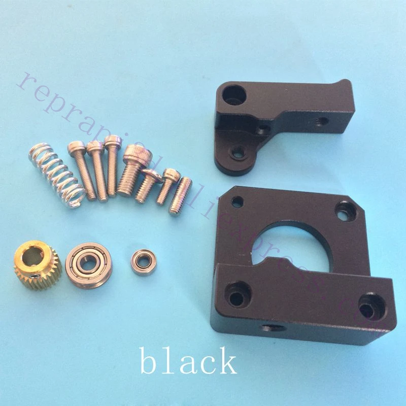 ترقية العالمي MK8 الطارد الألومنيوم كتلة Makerbot البثق ل Creality CR-10 Anet A8 Prusa I3 Tevo الرتيلاء 3D طابعة