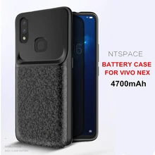 NTSPACE запасной внешний аккумулятор зарядное устройство чехол для VIVO NEX Аккумулятор Чехол 4700 мАч ультра тонкий ударопрочный Аккумулятор Чехол для зарядки телефона