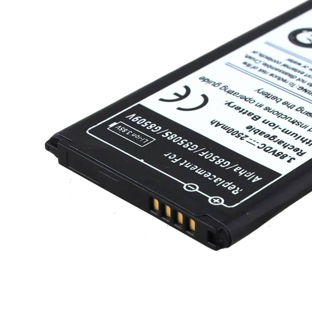 1 шт 3,85 V 2500mAh EB-BG850BBC сменная батарея для телефона samsung Galaxy Alpha G850F G8508 G850M G8509V G8508S батарея