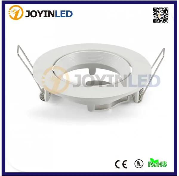 Free shippping Newly hot sale led ceiling light frame fixture holders Frost white gu10 fittings for