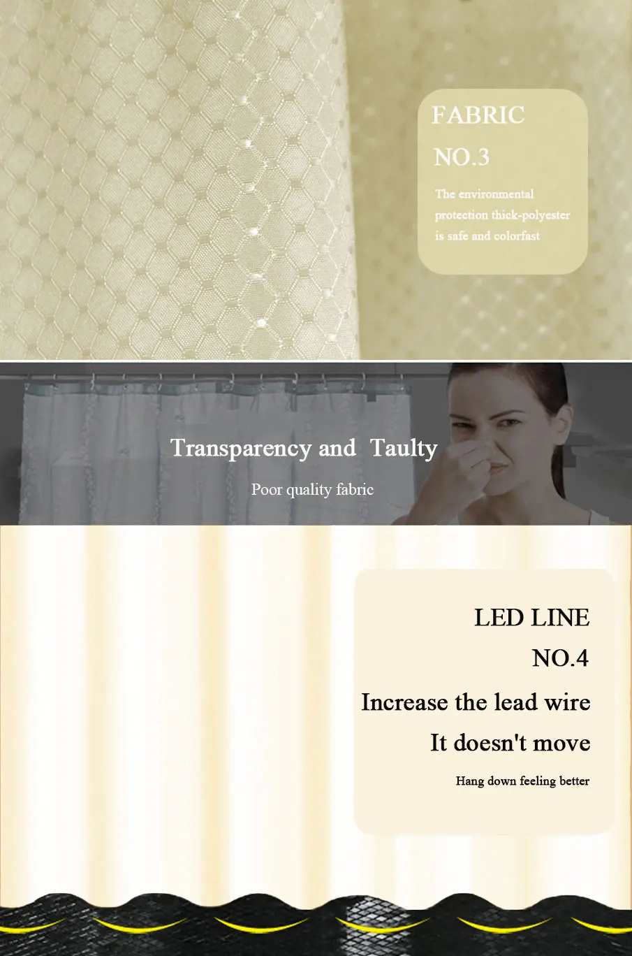 waffle shower curtain