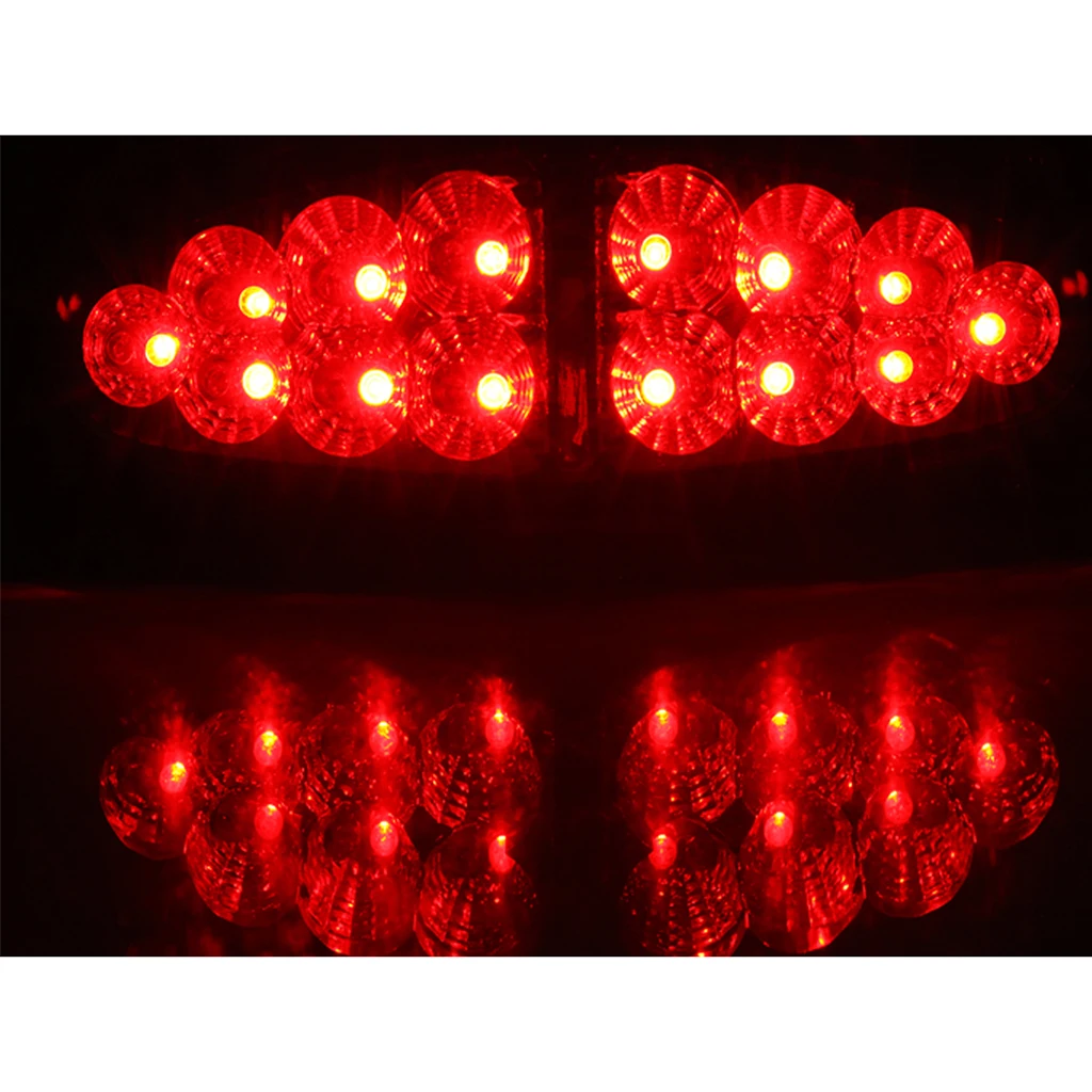 Motorcycle Integrated LED Tail Light for Kawasaki Ninja 650R/ER6N 2009-2011 LED Turn Signal Light Flashing Light Security Alarm